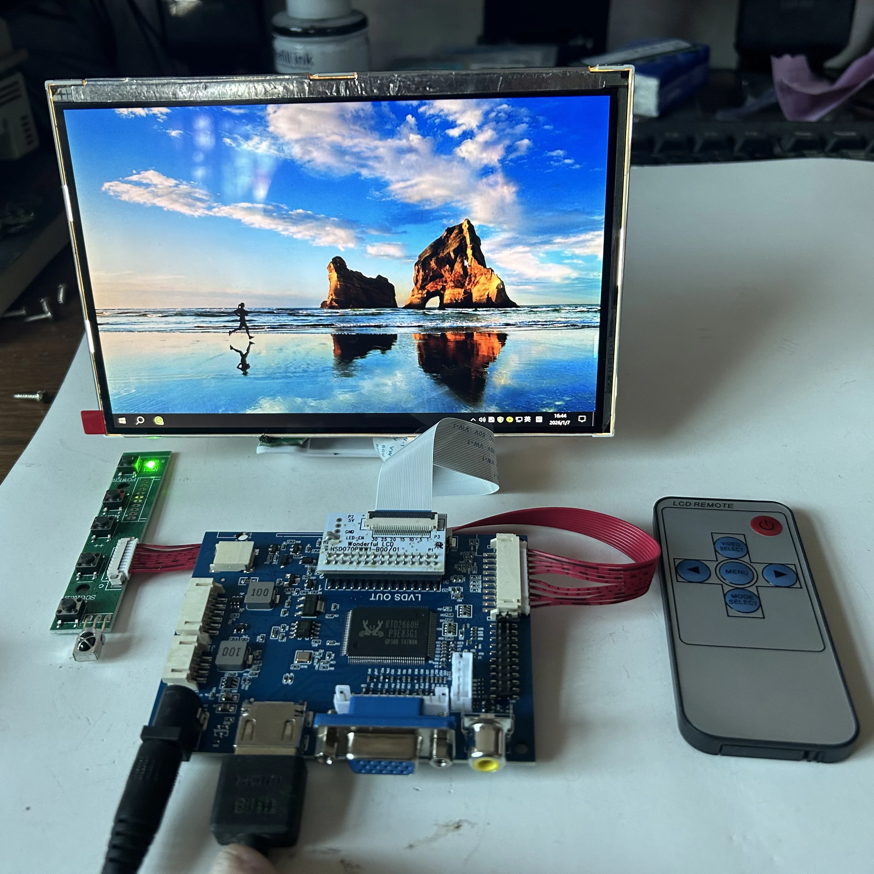 7inch IPS lcd screen HSD070PWW1 A00 HSD070PWW1 B01 1280x800 400cd High brightness lcd board for Raspberry Pi
7inch IPS lcd screen HSD070PWW1 A00 HSD070PWW1 B01 1280x800 400cd High brightness lcd board for Raspberry Pi