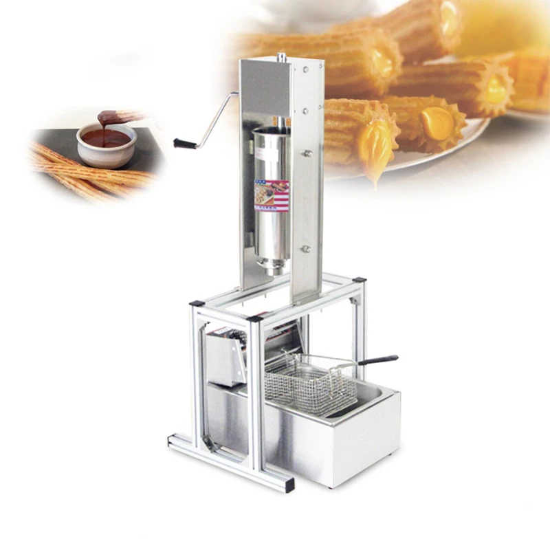 5L 220V Spanish Churros Maker With 5 Molds Electric Deep Fryer Commercial Heavy Duty Spanish Churrera Spanish Churro Snack Make
5L 220V Spanish Churros Maker With 5 Molds Electric Deep Fryer Commercial Heavy Duty Spanish Churrera Spanish Churro Snack Make
