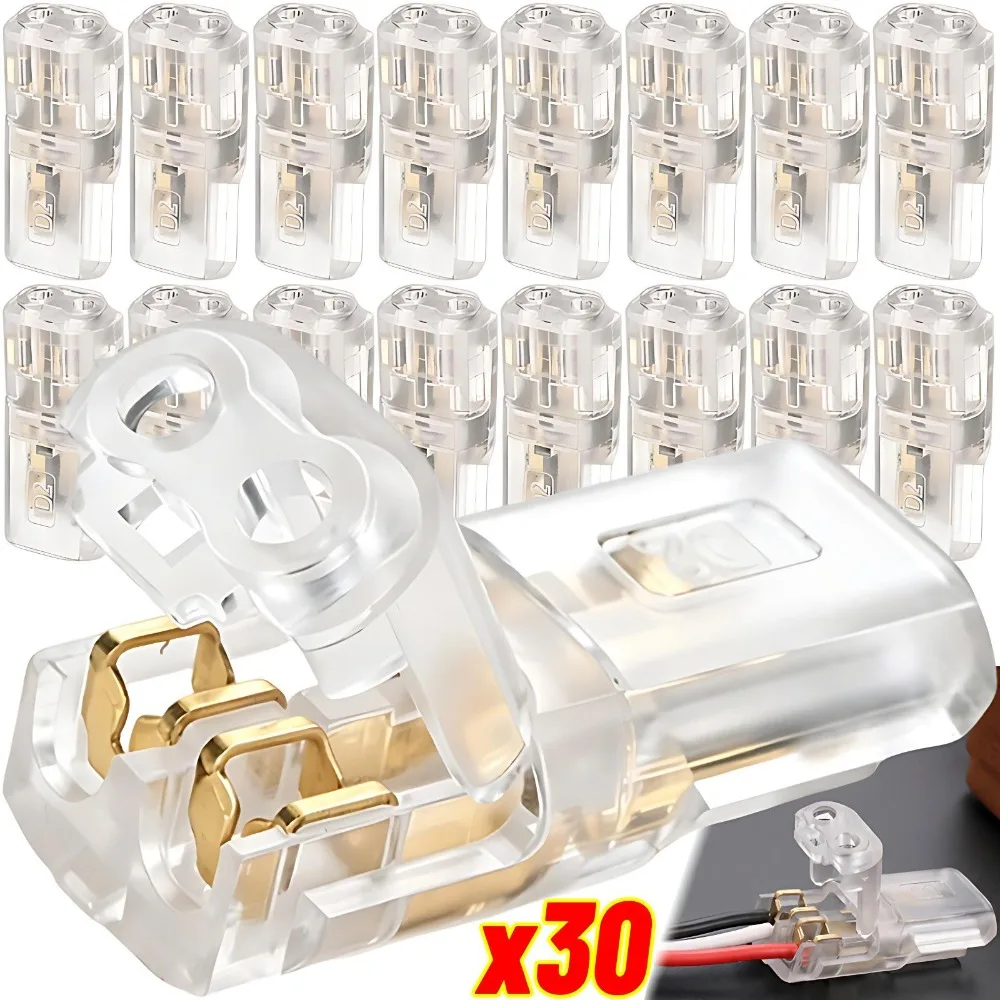 Transparent Solderless Wire Connector Quick Plug in Splice Cable Terminal PC Compact Block for Car Audio Dash Cam Mod Fastener
Transparent Solderless Wire Connector Quick Plug in Splice Cable Terminal PC Compact Block for Car Audio Dash Cam Mod Fastener