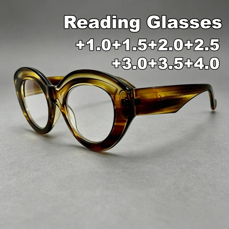 2026New Vintage Round Frame Presbyopia Glasses Men's and Women's High-definition Anti Blue Light Reading Glasses Diopter To +4.0
2026New Vintage Round Frame Presbyopia Glasses Men's and Women's High-definition Anti Blue Light Reading Glasses Diopter To +4.0