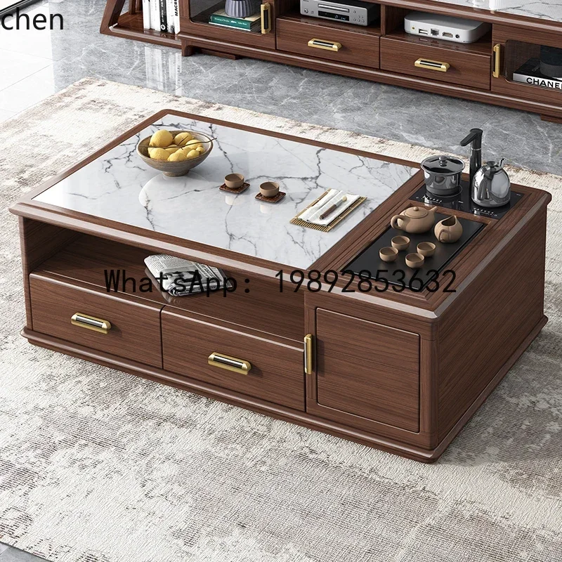 solid wood rock panel TV cabinet coffee table combination modern simple small apartment living room floor cabinet
solid wood rock panel TV cabinet coffee table combination modern simple small apartment living room floor cabinet