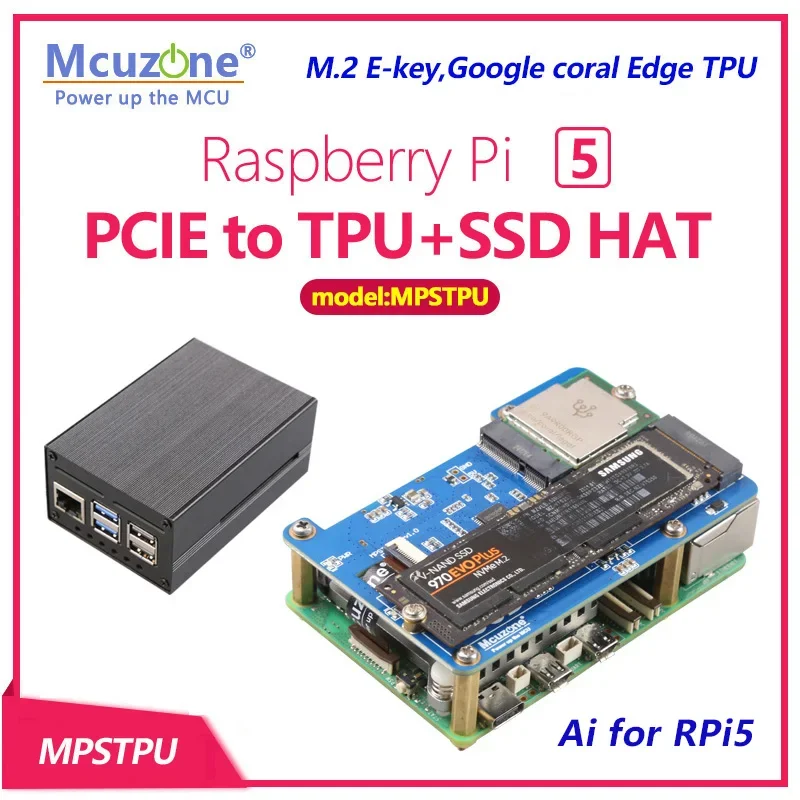 Модель: MPSTPU, Raspberry Pi 5, PCIE — TPU и SSD HAT, AI для RPi5, поддержка Google Coral Edge TPU, поддержка SSD NVME
Модель: MPSTPU, Raspberry Pi 5, PCIE — TPU и SSD HAT, AI для RPi5, поддержка Google Coral Edge TPU, поддержка SSD NVME