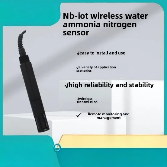 Wireless water quality ammonia nitrogen sensor, remote data transmission, environmentally friendly water detection
Wireless water quality ammonia nitrogen sensor, remote data transmission, environmentally friendly water detection