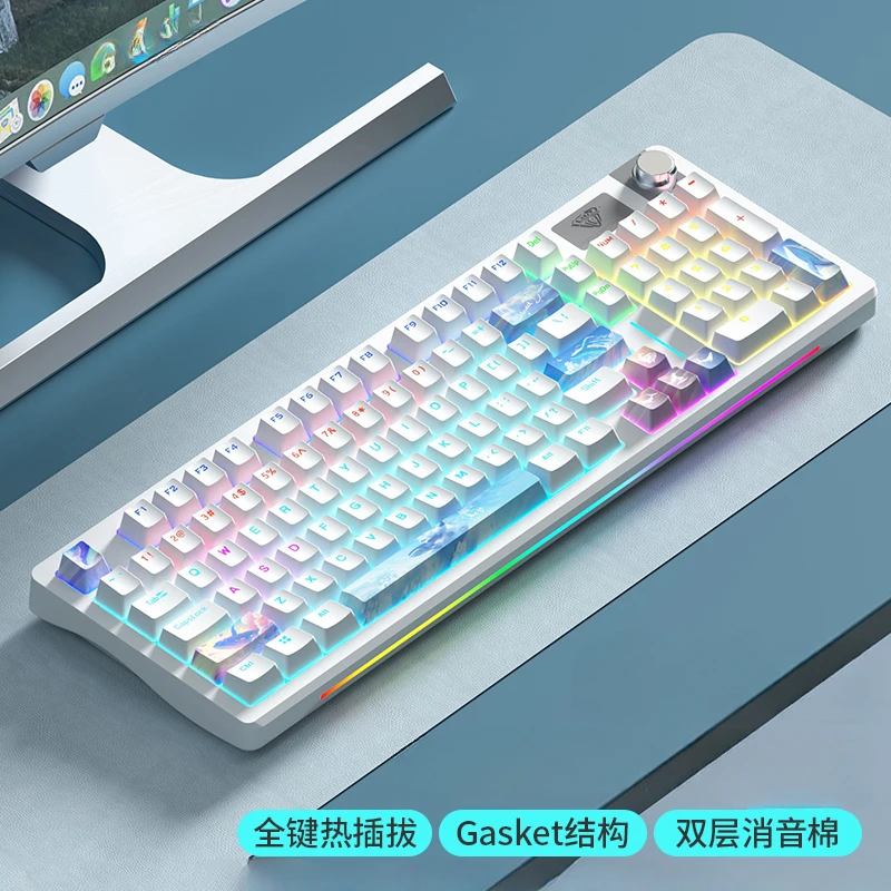S98 Mechanical Keyboard Electronic Sports Game Specific Wired Full Key Hot Swappable Gaming Keyboard Home Office PC Laptop Gift
S98 Mechanical Keyboard Electronic Sports Game Specific Wired Full Key Hot Swappable Gaming Keyboard Home Office PC Laptop Gift