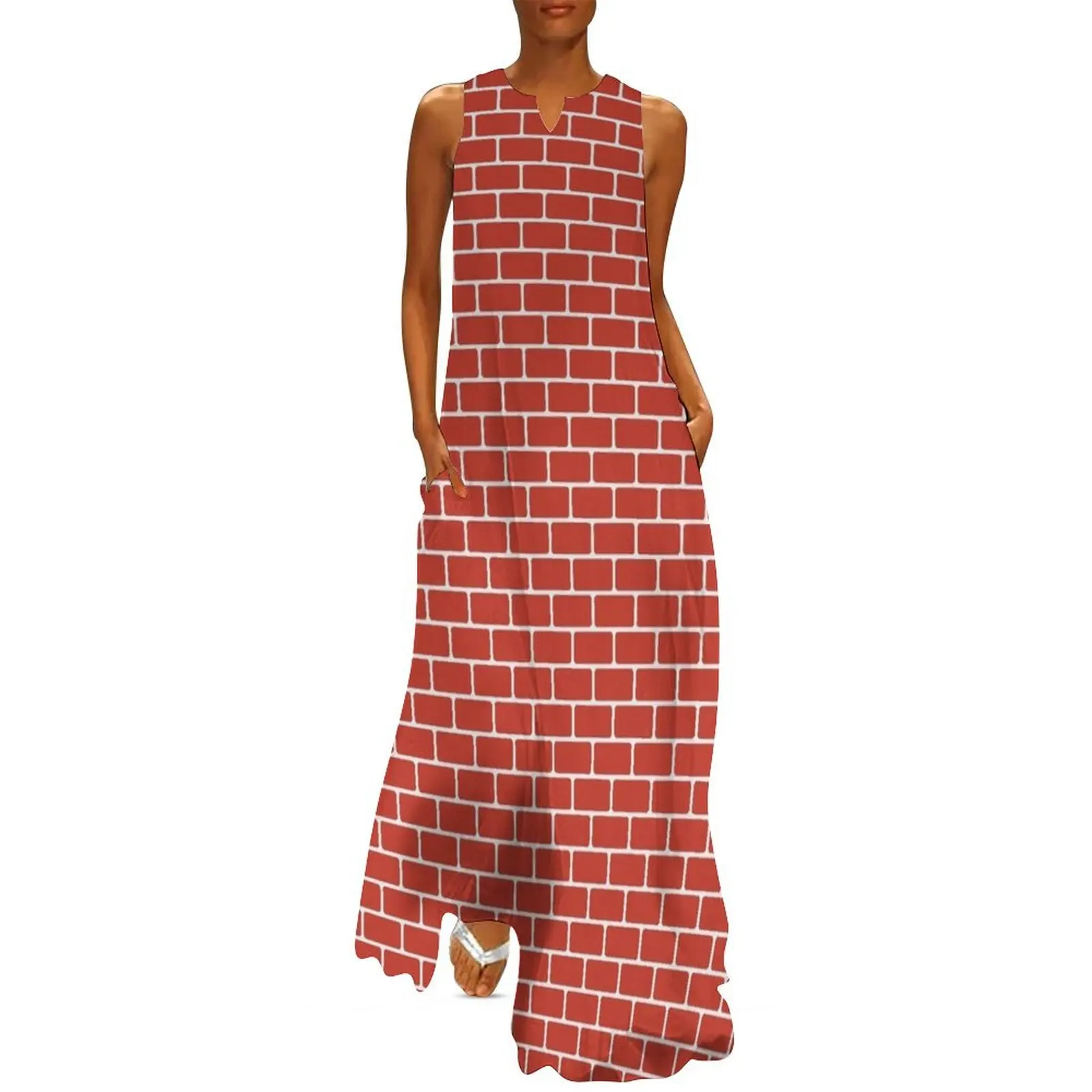 Brick Wall Pattern With Red Bricks Long Dress Dress for pregnant women loose women's dress women clothes Long dresses
Brick Wall Pattern With Red Bricks Long Dress Dress for pregnant women loose women's dress women clothes Long dresses
