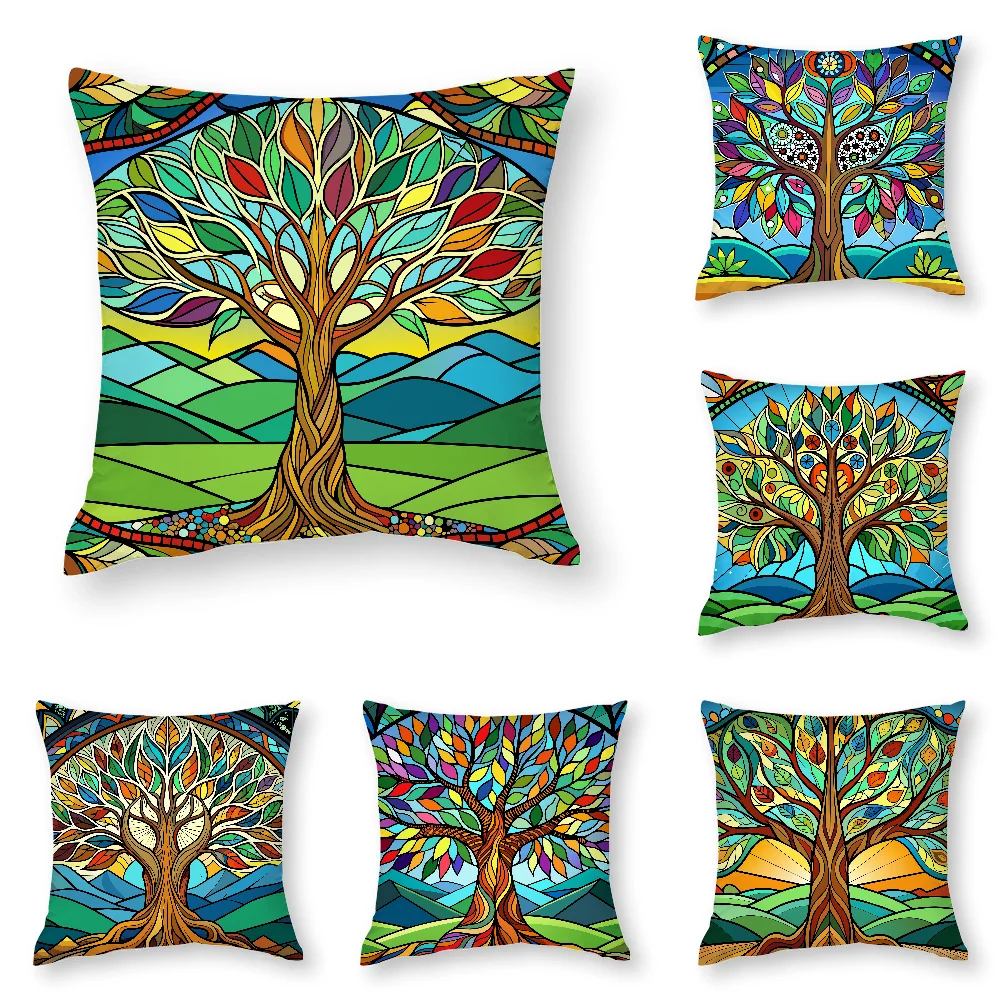 Stained Glass Tree Pillow Case 3D Print Polyester Fiber 45*45 cm Home Sofa Throw Pillow Cover Decoration Festival Gift
Stained Glass Tree Pillow Case 3D Print Polyester Fiber 45*45 cm Home Sofa Throw Pillow Cover Decoration Festival Gift