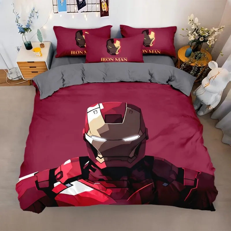 Iron Man Home Four-Piece Set Creative New Anime Peripheral Prints Boys Bedroom Student Door Bedding Sheets Quilt Cover Wholesale
Iron Man Home Four-Piece Set Creative New Anime Peripheral Prints Boys Bedroom Student Door Bedding Sheets Quilt Cover Wholesale