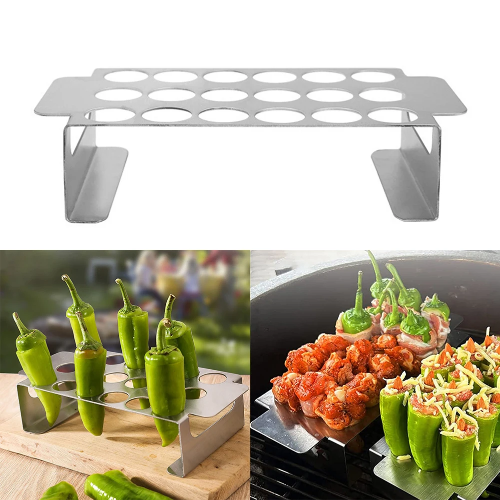 1PCS Versatile Chili Barbecue Rack Stainless Steel Home Supplies Kitchen Accessories For Outdoor BBQs Camping Picnics Grilling
1PCS Versatile Chili Barbecue Rack Stainless Steel Home Supplies Kitchen Accessories For Outdoor BBQs Camping Picnics Grilling