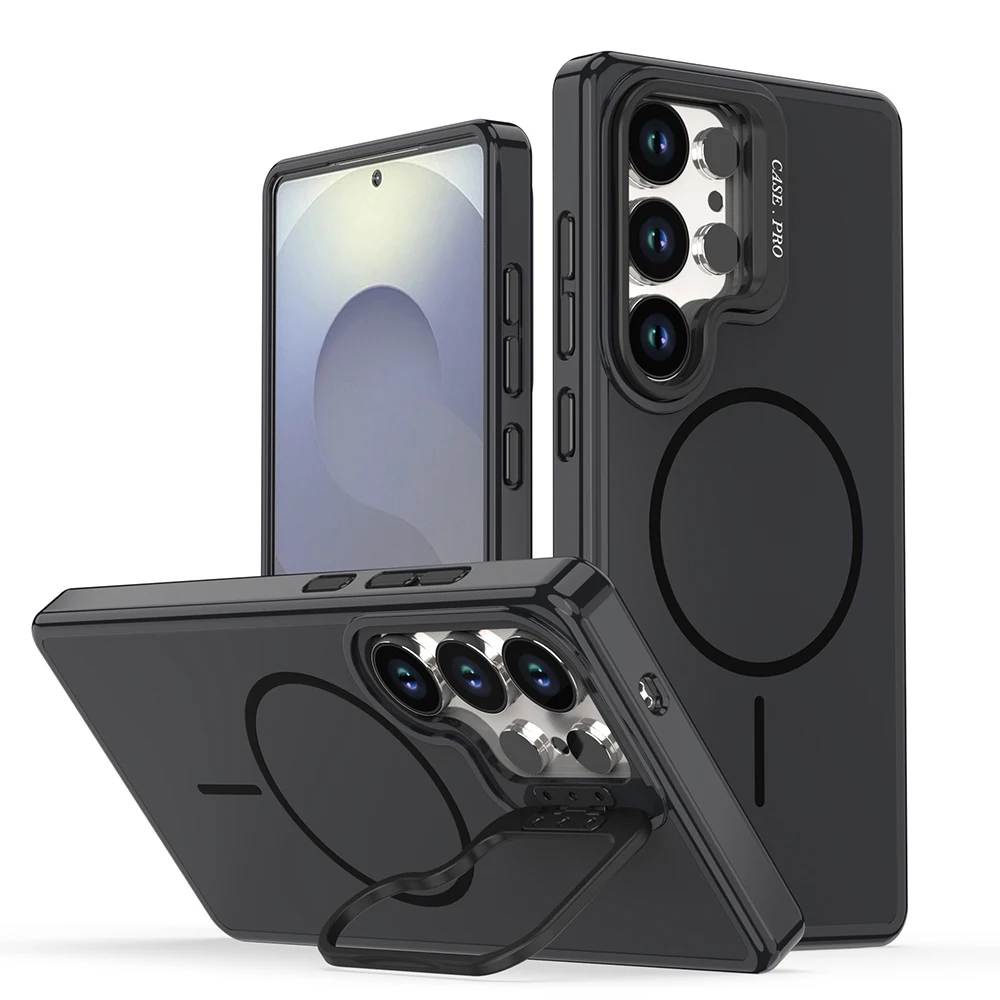 For Samsung Galaxy S26 S26 Plus S26 Ultra Magnetic Case Slim Frosted Anti-Scratch Metal Lens Protection Kickstand Cover
For Samsung Galaxy S26 S26 Plus S26 Ultra Magnetic Case Slim Frosted Anti-Scratch Metal Lens Protection Kickstand Cover