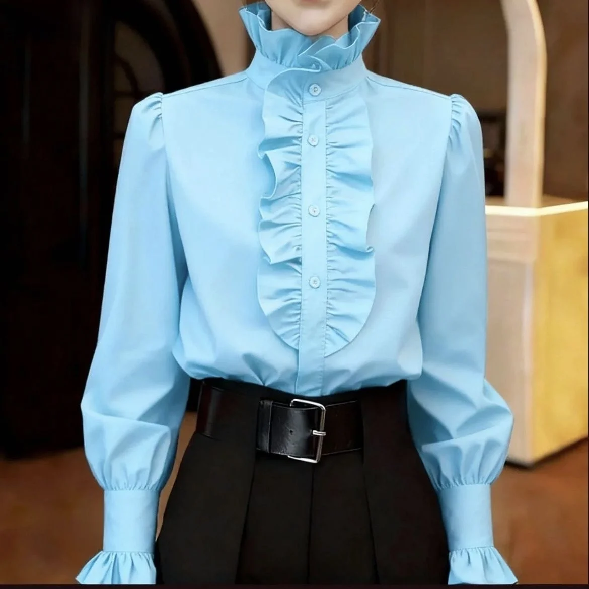 Ele Long Sve женский irt с асимметричным подолом Bell Sve, весна-осень, новый Sle Faionable, молодежная корейская версия
Ele Long Sve женский irt с асимметричным подолом Bell Sve, весна-осень, новый Sle Faionable, молодежная корейская версия