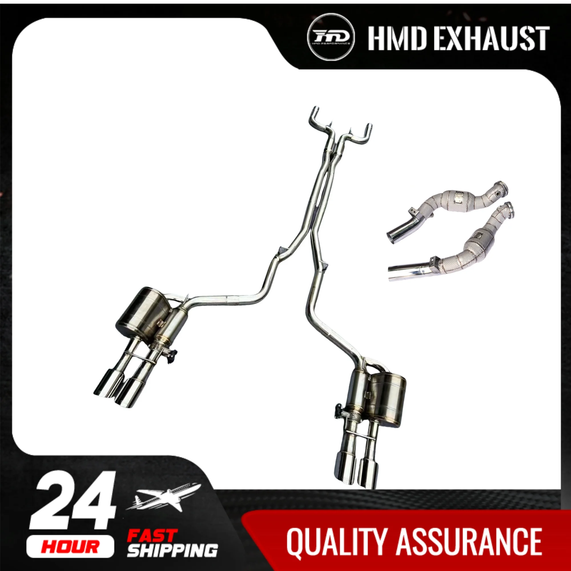HMD Stainless steel Exhaust System Performance Catback For Maserati Quattroporte 3.0T Auto Modify Electronic Valve tips
HMD Stainless steel Exhaust System Performance Catback For Maserati Quattroporte 3.0T Auto Modify Electronic Valve tips