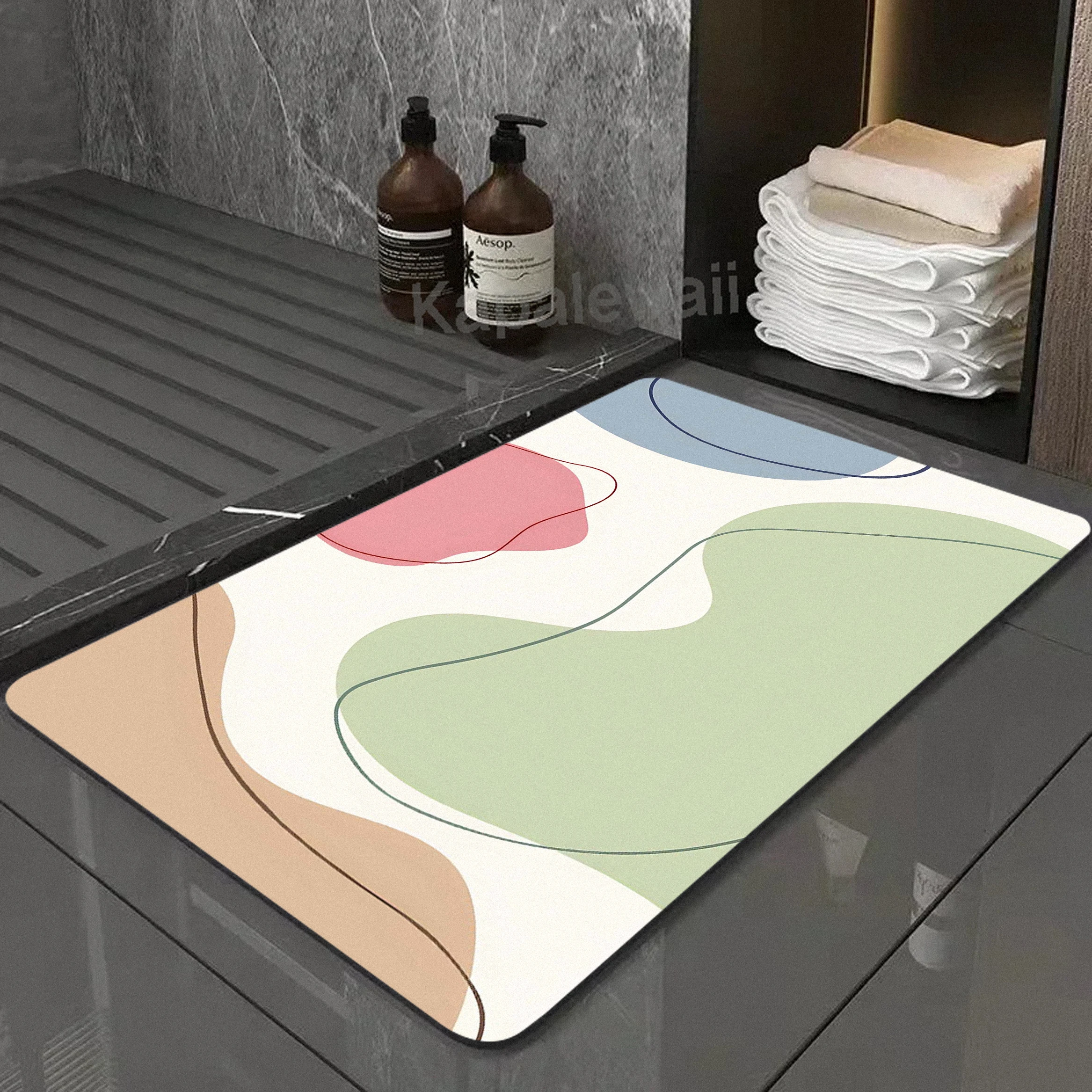 Irregular Art Bathroom Floor Mat Household Bathroom Kitchen Absorbent Quick-drying Foot Mat Bathroom Non-slip Diatom Mud Mat
Irregular Art Bathroom Floor Mat Household Bathroom Kitchen Absorbent Quick-drying Foot Mat Bathroom Non-slip Diatom Mud Mat