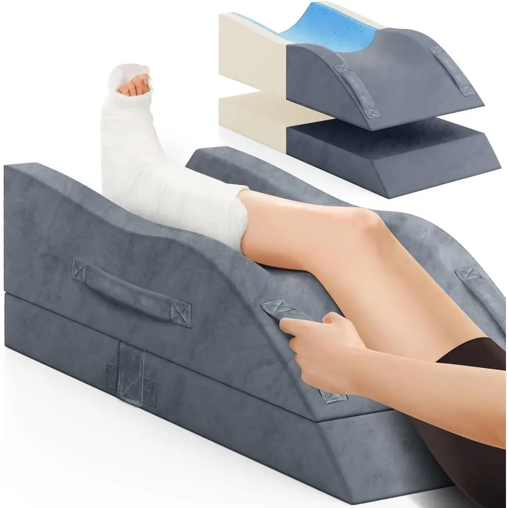 Leg Pillows, Wedge Pillow or Ater Sur, Memory oam Leg Support Adjustable, Comort Care or Back Knee Hip Ankles Pain, Knee Pillow
Leg Pillows, Wedge Pillow or Ater Sur, Memory oam Leg Support Adjustable, Comort Care or Back Knee Hip Ankles Pain, Knee Pillow