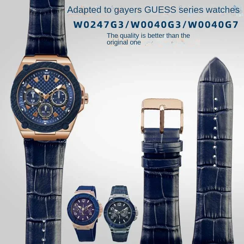 Genuine Leather Watchband For GUESS Watch U0247G3 W1058G2 W0040G3 W0040G7 W0281G Series Strap Bracelet Blue Black Accessories
Genuine Leather Watchband For GUESS Watch U0247G3 W1058G2 W0040G3 W0040G7 W0281G Series Strap Bracelet Blue Black Accessories