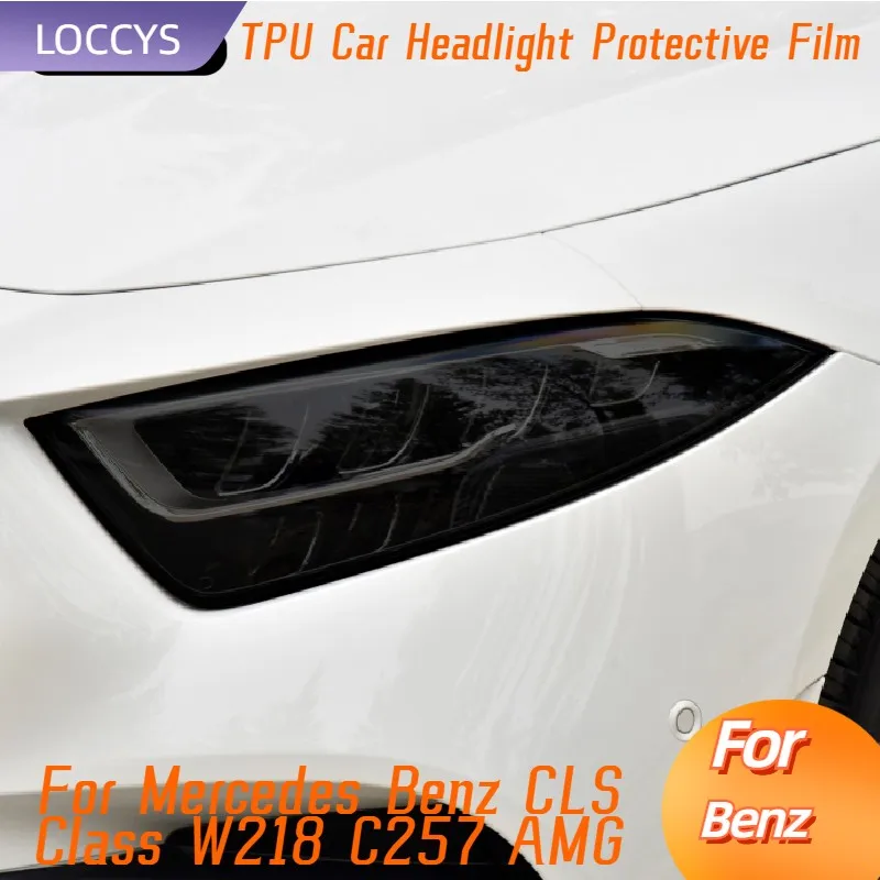 For Mercedes Benz CLS Class W218 C257 AMG Car Headlight Tint Black Smoke Protective Film Transparent TPU Sticker Accessories
For Mercedes Benz CLS Class W218 C257 AMG Car Headlight Tint Black Smoke Protective Film Transparent TPU Sticker Accessories
