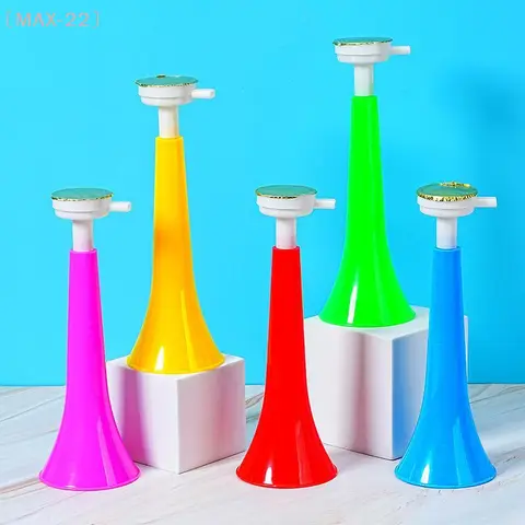 〔MAX-22〕2/5PCS Small Horn Sports Cheering Horn Football Cheer Horns Lightweight Vuvuzela Trumpet Party Noisemaker Random Color