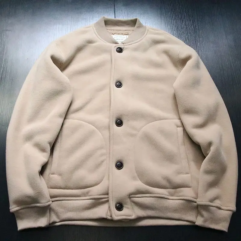 Men's Winter Thiened Fce Baseball Collar Jaet Faion Slim Fit Polyester Long Sve Coat Youth ular Autumn Winter
Men's Winter Thiened Fce Baseball Collar Jaet Faion Slim Fit Polyester Long Sve Coat Youth ular Autumn Winter