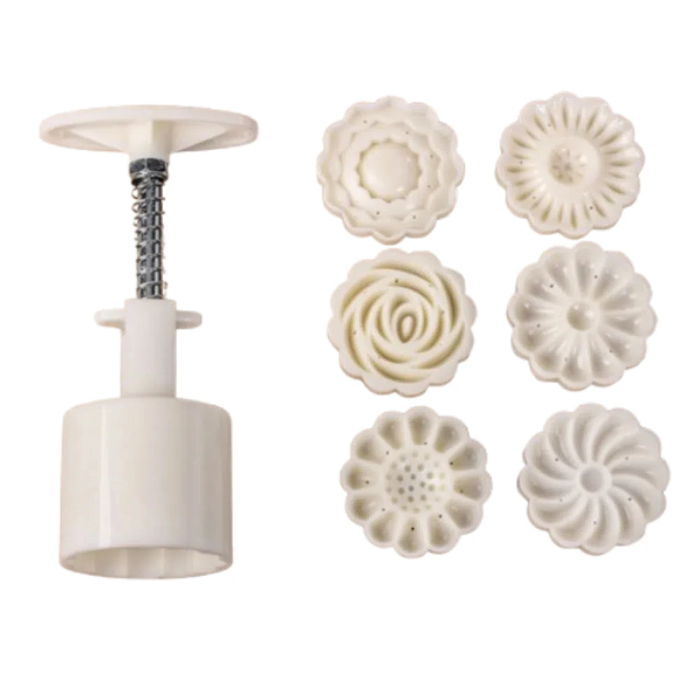 Creative Moon Cake Mold 3D Flower Shaped Cookie Stamp Mold Embossed Reusable Mid-Autumn Festival Supplise Mung Bean
Creative Moon Cake Mold 3D Flower Shaped Cookie Stamp Mold Embossed Reusable Mid-Autumn Festival Supplise Mung Bean