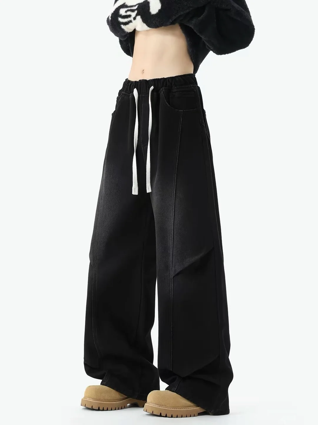 American Sle High Waist Straight Leg Jeans Women's Spring 2026 New Wide Leg Pants Dra Loose Fit Casual Denim Skinnier
American Sle High Waist Straight Leg Jeans Women's Spring 2026 New Wide Leg Pants Dra Loose Fit Casual Denim Skinnier