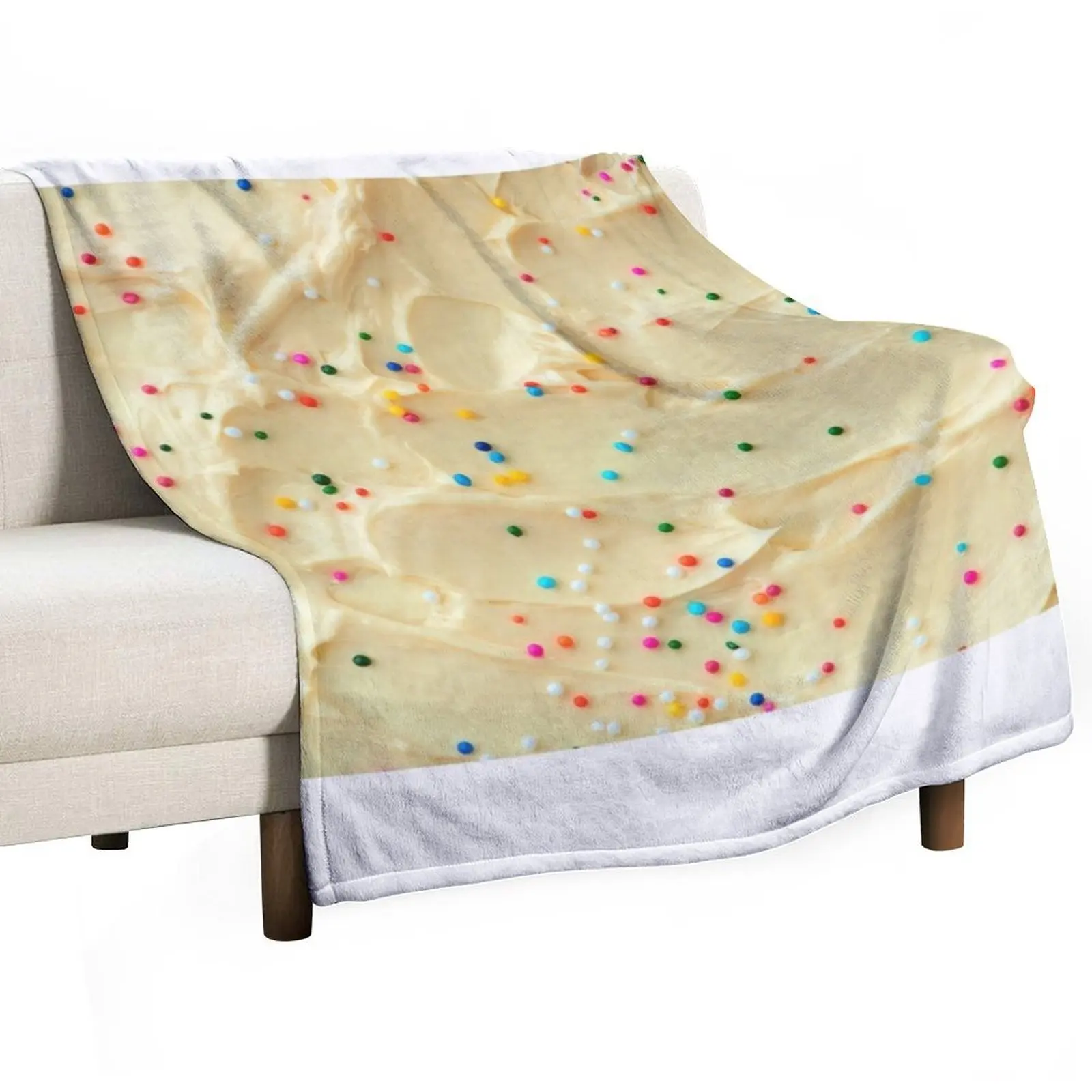 Vanilla Cake Frosting & Rainbow Sprinkles Throw Blanket Blankets For Baby Decoratives Cute Plaid Blankets
Vanilla Cake Frosting & Rainbow Sprinkles Throw Blanket Blankets For Baby Decoratives Cute Plaid Blankets