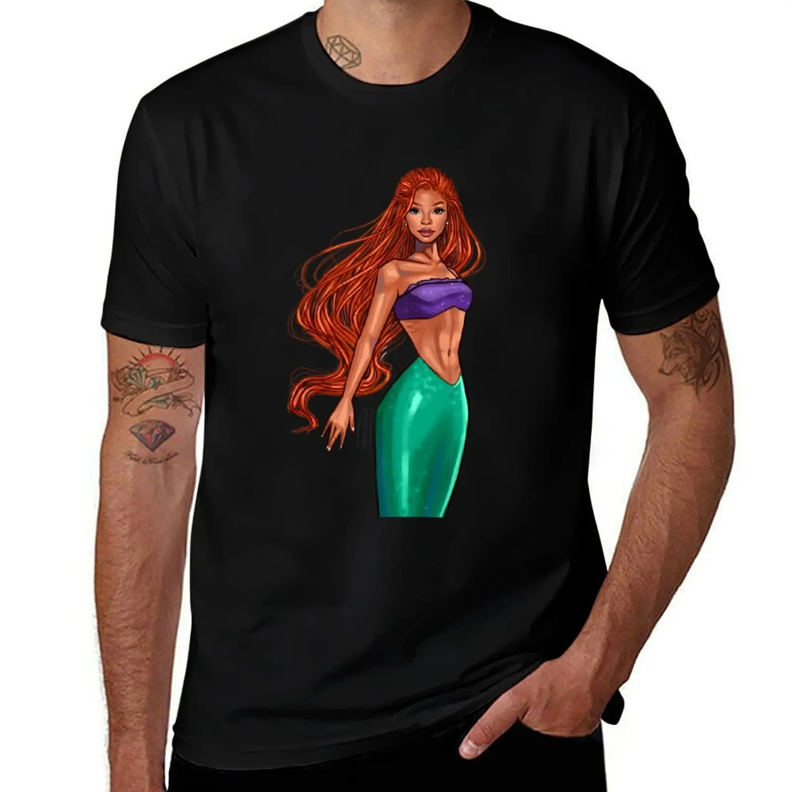 Arial mermaid drawing illustration Hailey T-Shirt Holiday Simple Tee Shirt
Arial mermaid drawing illustration Hailey T-Shirt Holiday Simple Tee Shirt