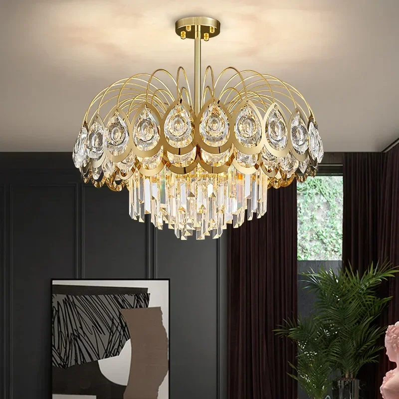 GHEUVNJ Postmodern minimalist living room, bedroom, dining room light, dining room pendant light, luxurious crystal pendant lig
GHEUVNJ Postmodern minimalist living room, bedroom, dining room light, dining room pendant light, luxurious crystal pendant lig