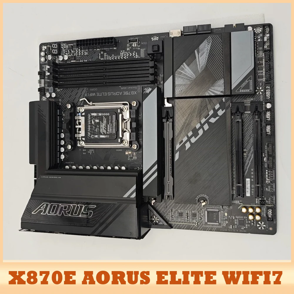 X870E AORUS ELITE For Giga-byte X870E AORUS ELITE WIFI7 Motherboard Support AMD AM5 DDR5 4M.2 USB3.2
X870E AORUS ELITE For Giga-byte X870E AORUS ELITE WIFI7 Motherboard Support AMD AM5 DDR5 4M.2 USB3.2