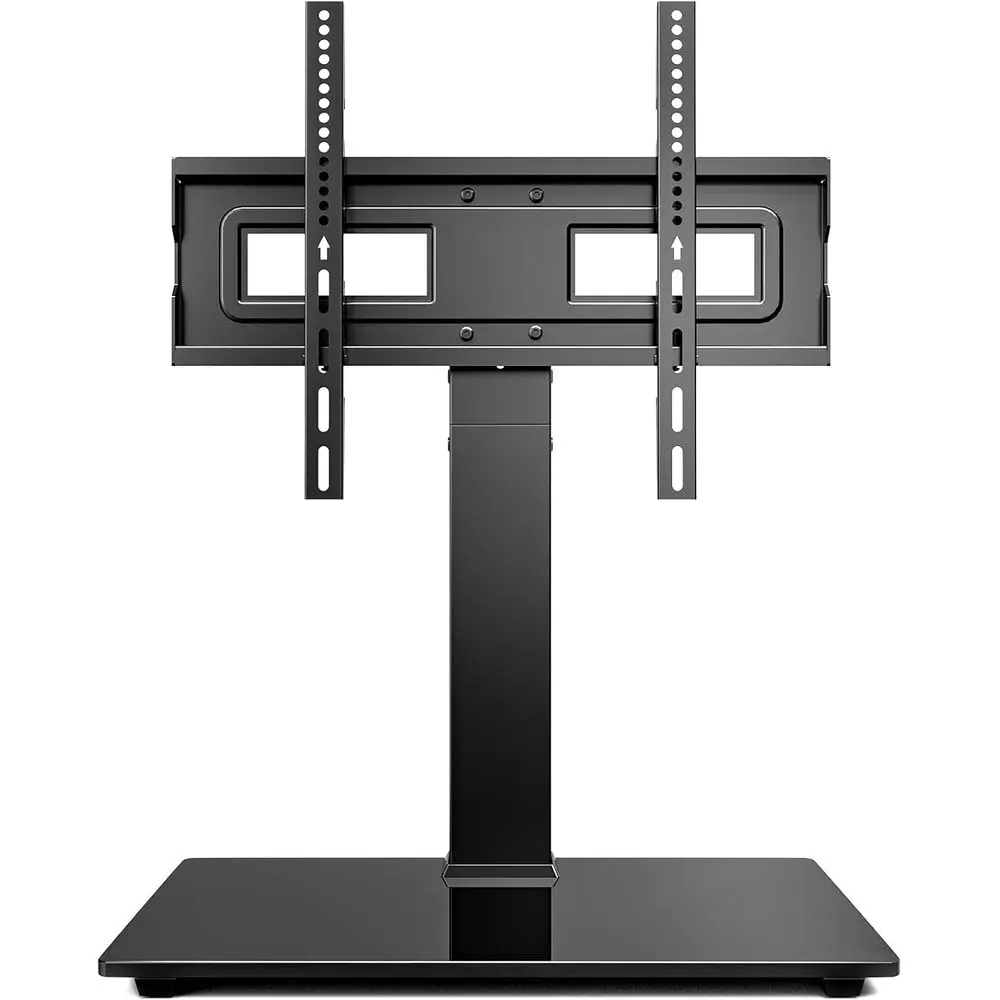 Регулируемая по высоте поворотная подставка для телевизоров 32-70 дюймов, с функцией наклона, выдерживает до 110 фунтов, основание из закаленного стекла, VESA 400x400 мм
Регулируемая по высоте поворотная подставка для телевизоров 32-70 дюймов, с функцией наклона, выдерживает до 110 фунтов, основание из закаленного стекла, VESA 400x400 мм