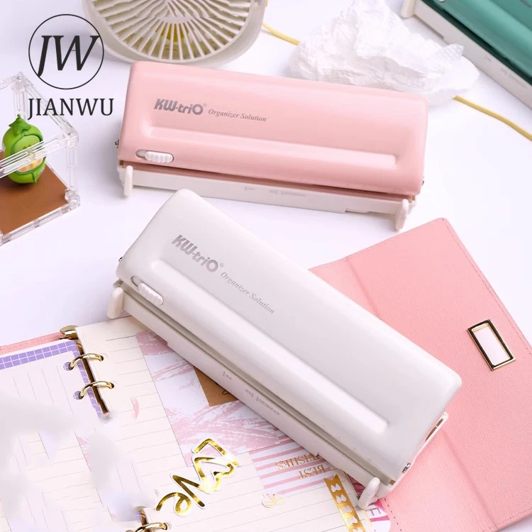 JIANWU Multifunctional 6 Holes/9 Holes Adjustable Spacing Hole Punch Creative DIY Student Supplies Stationery
JIANWU Multifunctional 6 Holes/9 Holes Adjustable Spacing Hole Punch Creative DIY Student Supplies Stationery