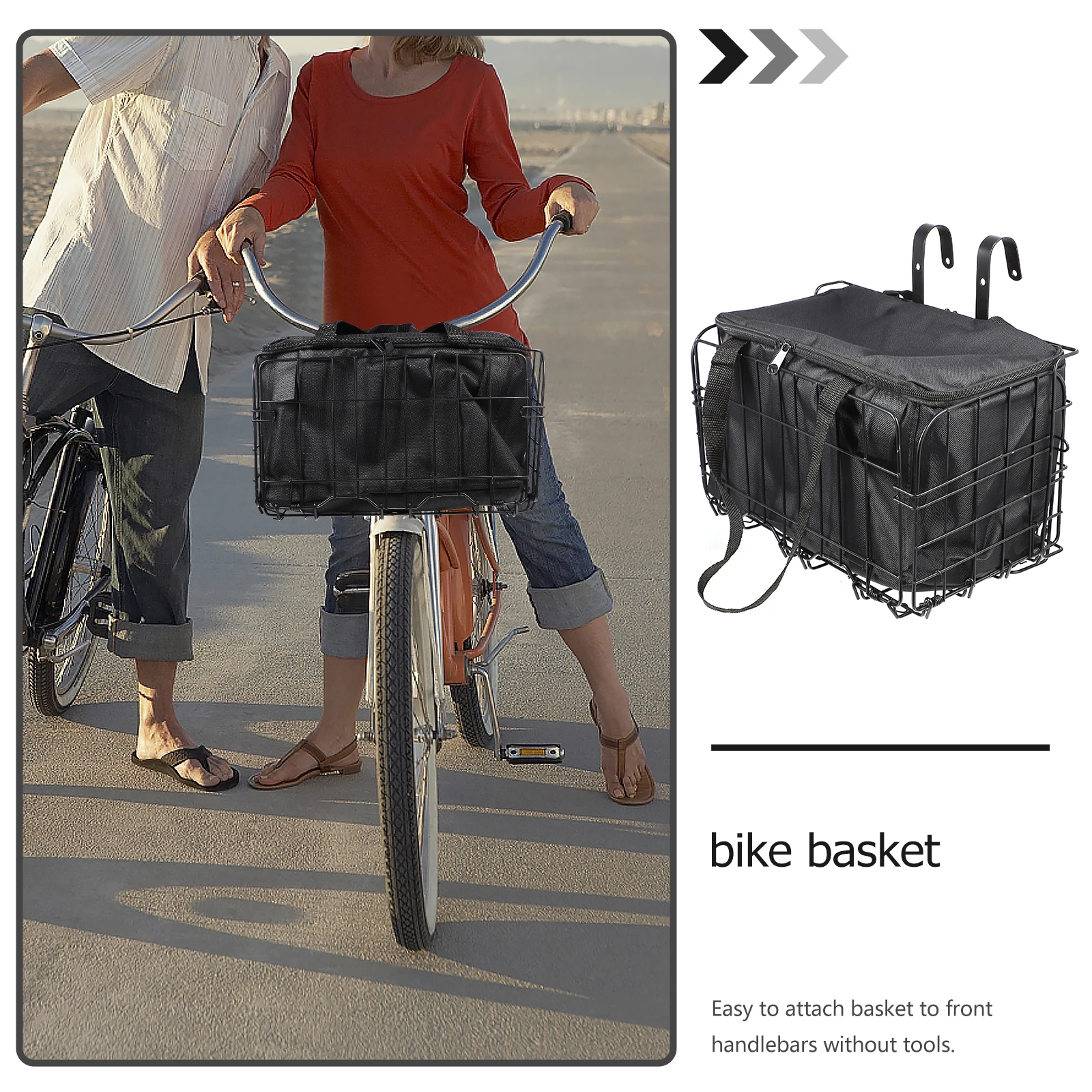 Front Storage Basket Bike Frame Basket Bike Basket with Tote Detachable Front Basket Folding Bike Basket
Front Storage Basket Bike Frame Basket Bike Basket with Tote Detachable Front Basket Folding Bike Basket
