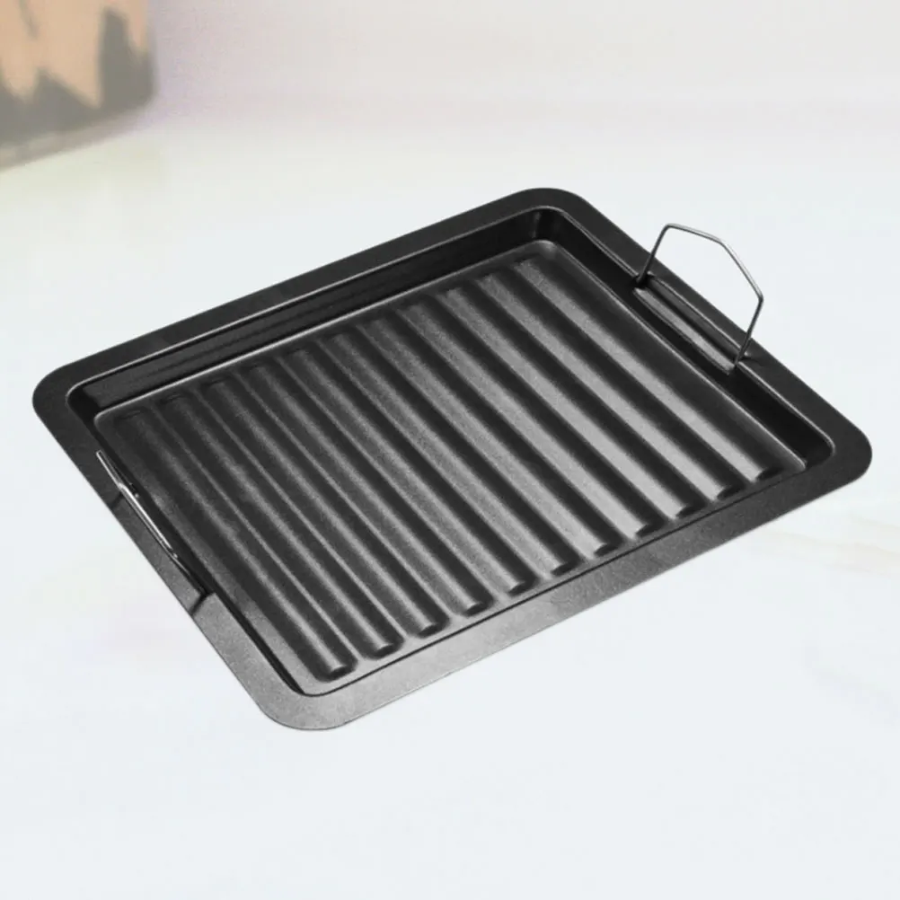 Non stick BBQ Plate Barbecue Grill Tool Fry Pan Roasting Tool Outdoor Accessories Gas Stove Portable Durable Easy Clean 
Non stick BBQ Plate Barbecue Grill Tool Fry Pan Roasting Tool Outdoor Accessories Gas Stove Portable Durable Easy Clean