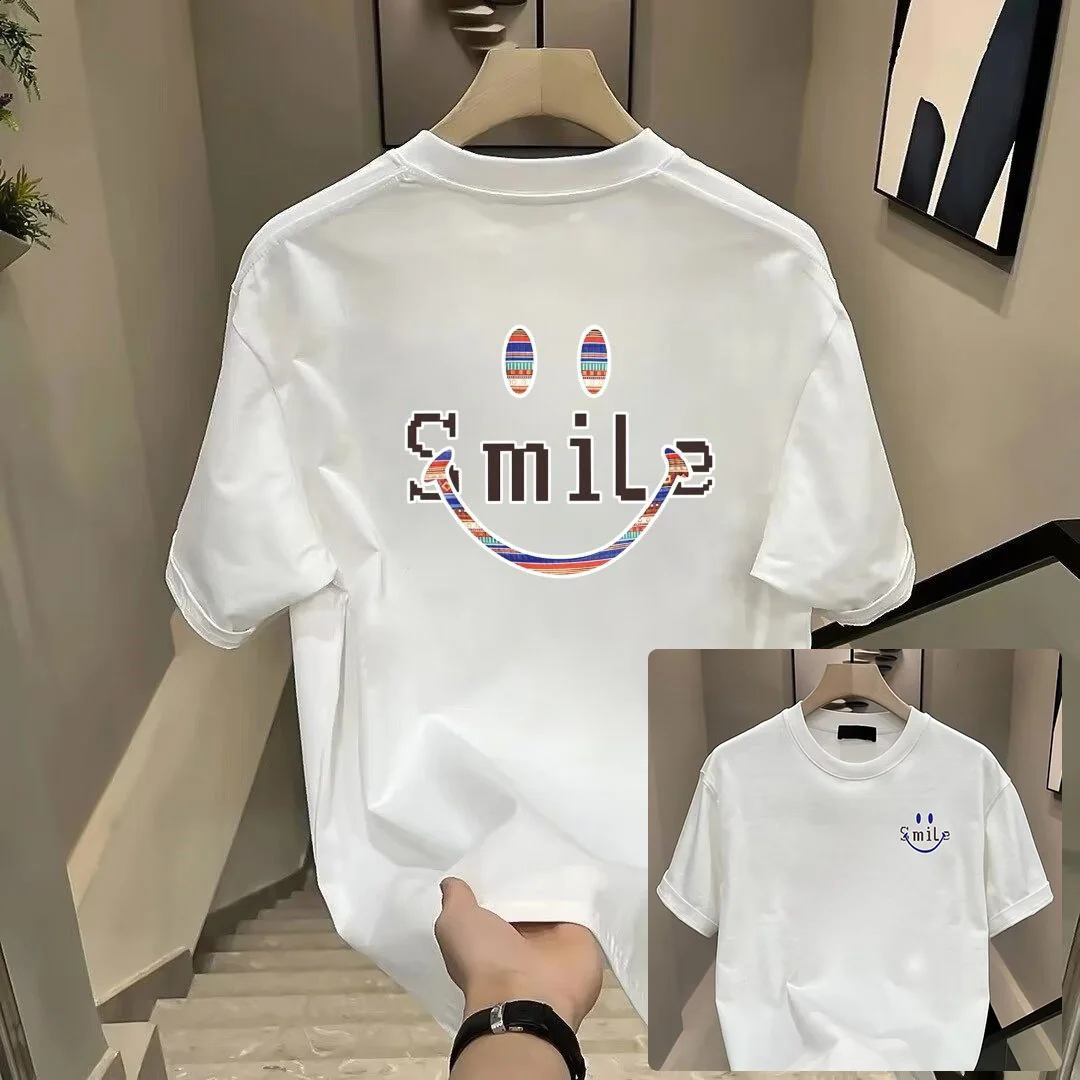 Pure Cotton Short-sleeved T-shirts for Men and Women, Casual and Loose, with Retro Pattern Prints for Spring and Summer
Pure Cotton Short-sleeved T-shirts for Men and Women, Casual and Loose, with Retro Pattern Prints for Spring and Summer