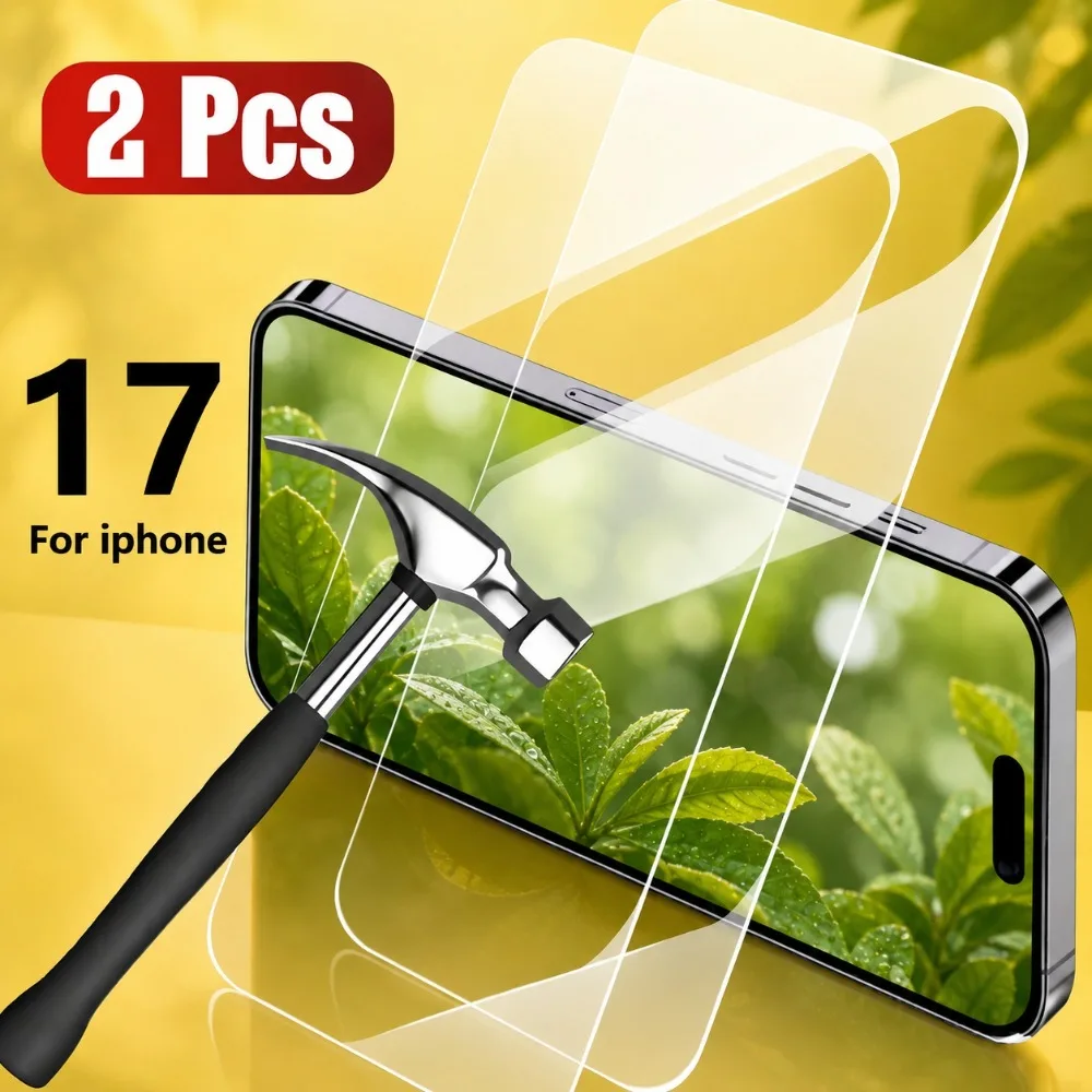 2Pcs Ultra Clear Screen Protector for iPhone 17 16 15 14 Pro Max Air 15 16 Plus 13 12 11 Pro 17e 16e Anti-Scratch Tempered Glass
2Pcs Ultra Clear Screen Protector for iPhone 17 16 15 14 Pro Max Air 15 16 Plus 13 12 11 Pro 17e 16e Anti-Scratch Tempered Glass