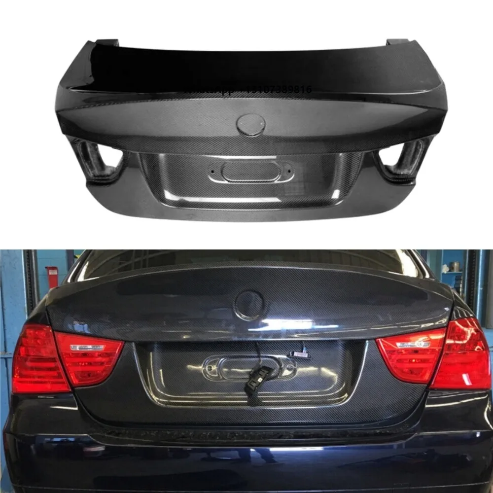 E90 LCI Rear Trunk Lip Real Carbon Fiber for 3 Series E90 LCI 4-Door 2009-2013 Car Rear Lever Cover E90 MBJ Style Rear Trunk
E90 LCI Rear Trunk Lip Real Carbon Fiber for 3 Series E90 LCI 4-Door 2009-2013 Car Rear Lever Cover E90 MBJ Style Rear Trunk