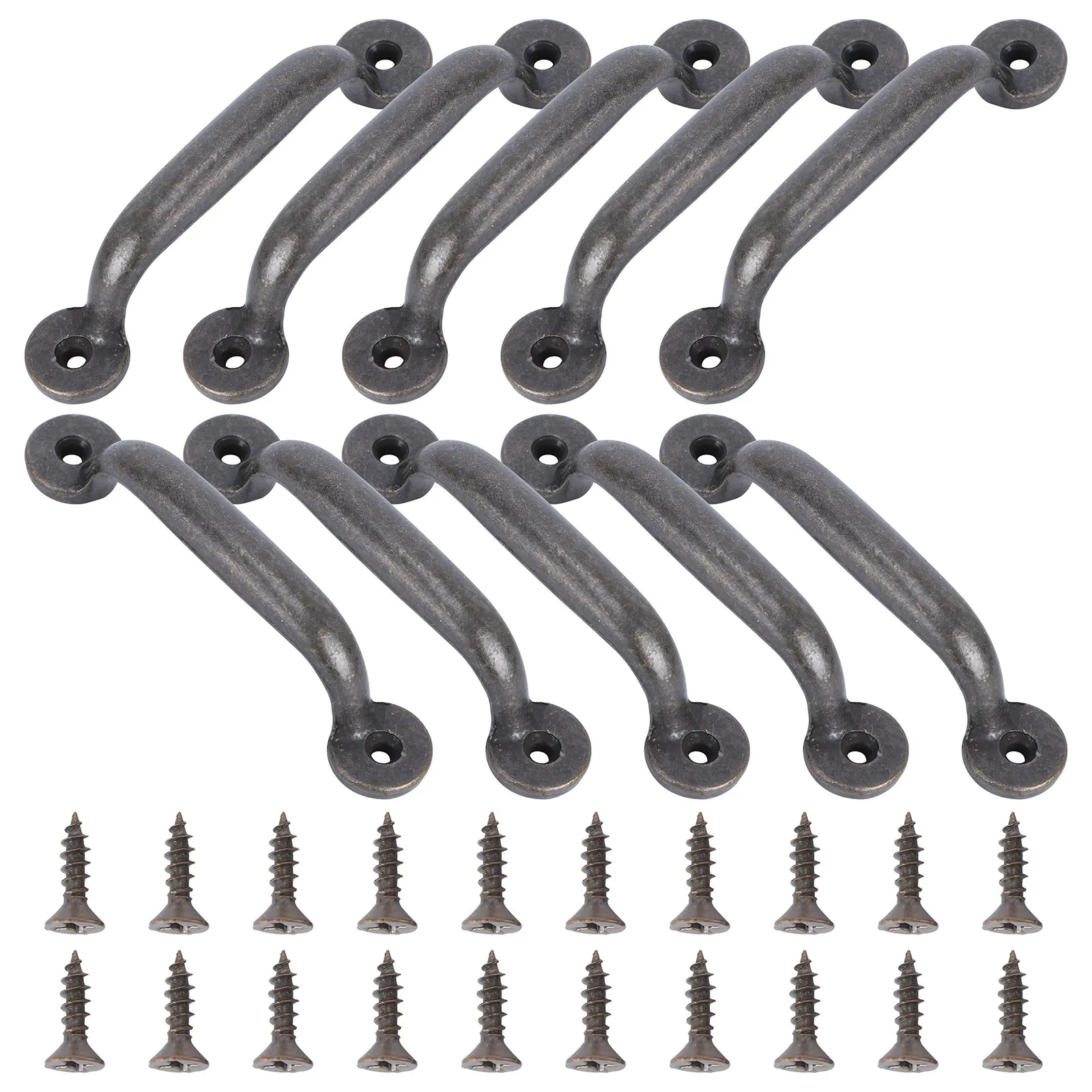 10Pcs Zinc Alloy Euro Style Door Knobs Drawer Pulls Cabinet Handles for Furniture Wardrobe Shoe Cabinet Bookcase
10Pcs Zinc Alloy Euro Style Door Knobs Drawer Pulls Cabinet Handles for Furniture Wardrobe Shoe Cabinet Bookcase