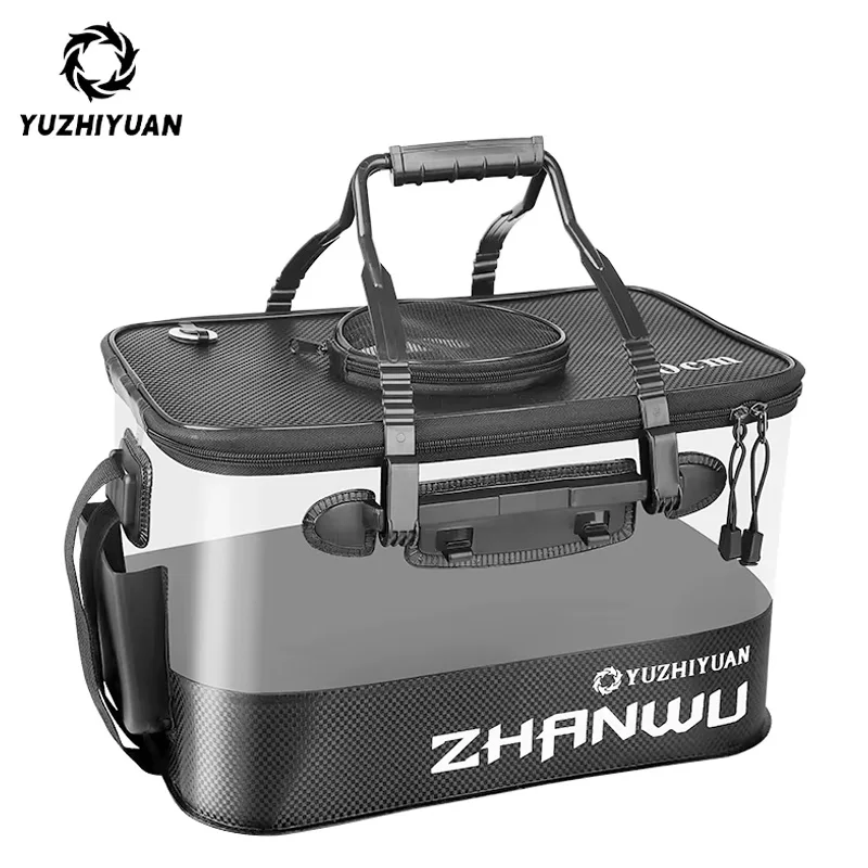 YUZHIYUAN Large Capacity Foldable Live Fish Bucket Portable Water Bucket Thickened EVA Material for Outdoor Fishing
YUZHIYUAN Large Capacity Foldable Live Fish Bucket Portable Water Bucket Thickened EVA Material for Outdoor Fishing