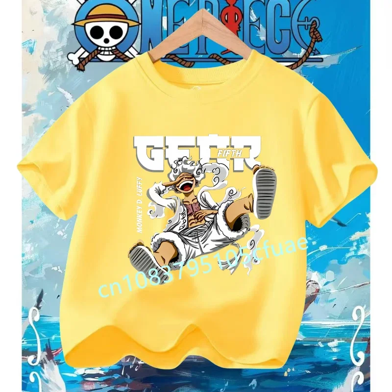 Kids Clothes Children Pure Colour T-shirt Cool Cartoon Anime Summer Casual Tops Luffy Boy Girls Streetwear One Piece T-shirt Set 
Kids Clothes Children Pure Colour T-shirt Cool Cartoon Anime Summer Casual Tops Luffy Boy Girls Streetwear One Piece T-shirt Set