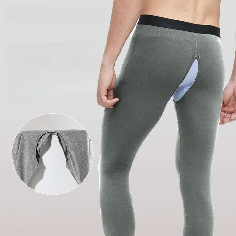 Men's Thin Warm Pants Open-Crotch Tight-Fitting Inner Wear Cotton Underwear for Middle-Aged And Elderly Autumn And Winter
Men's Thin Warm Pants Open-Crotch Tight-Fitting Inner Wear Cotton Underwear for Middle-Aged And Elderly Autumn And Winter