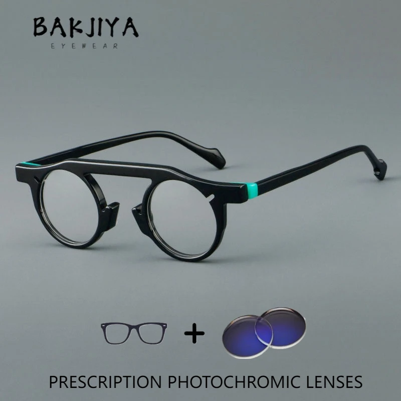 Japanese Retro Small Round Frame Acetate Prescription Glasses Single Beam Designer Men and Women Read Presbyopia Glasses Frame
Japanese Retro Small Round Frame Acetate Prescription Glasses Single Beam Designer Men and Women Read Presbyopia Glasses Frame