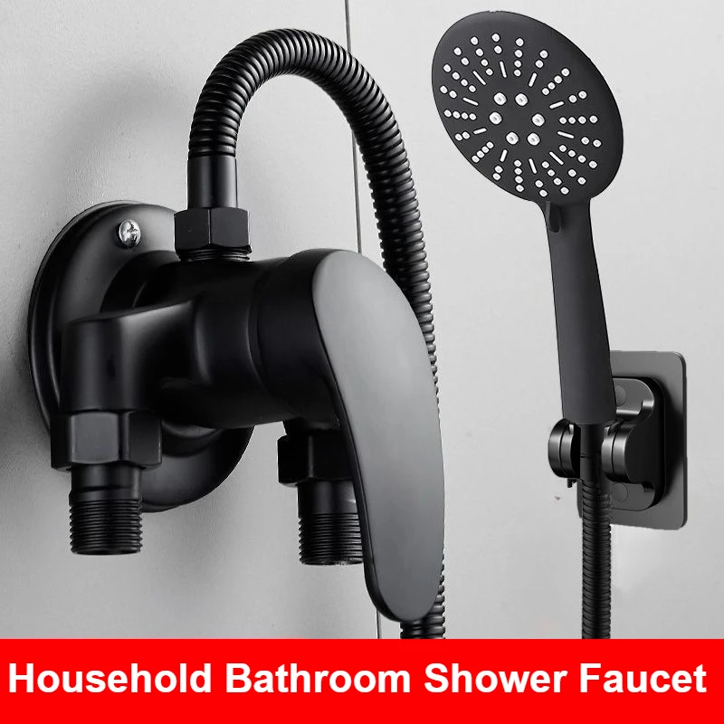 Смеситель для холодной и горячей воды, черные смесители для душа, бытовой настенный смеситель для ванной комнаты, переключатель смесительного клапана для душа
Смеситель для холодной и горячей воды, черные смесители для душа, бытовой настенный смеситель для ванной комнаты, переключатель смесительного клапана для душа