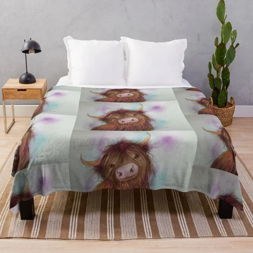 Heeland Coo, Highland Cattle,Cute Highland Cow Throw Blanket Soft Comfort Blanket for Reading Watching TV
Heeland Coo, Highland Cattle,Cute Highland Cow Throw Blanket Soft Comfort Blanket for Reading Watching TV