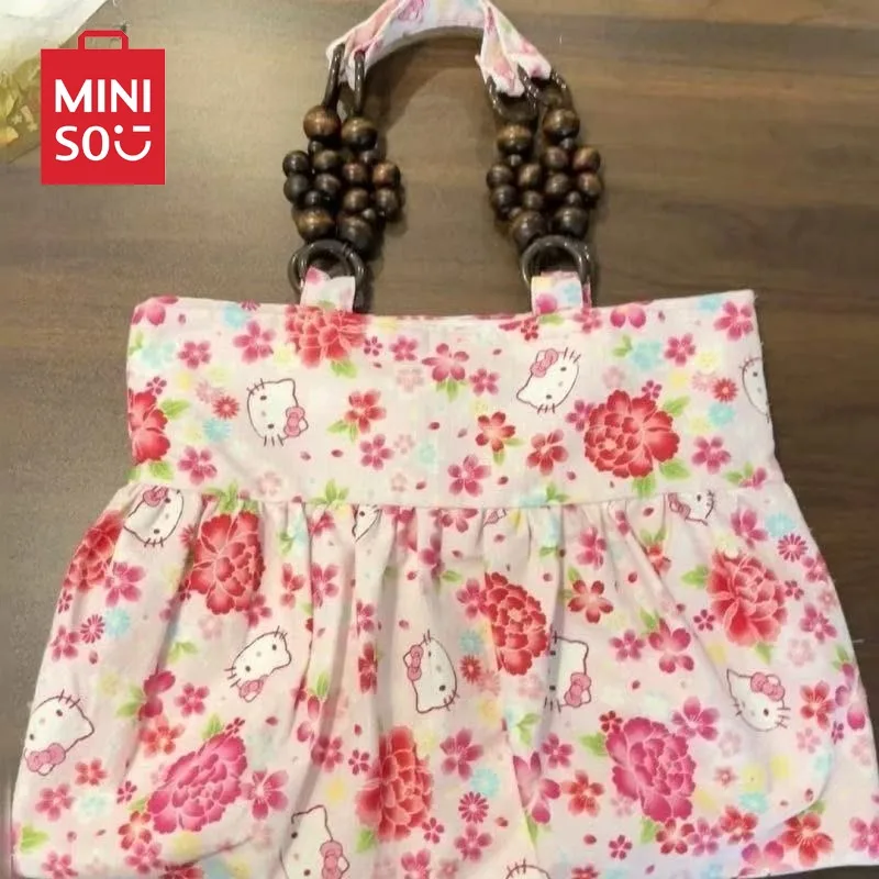 MINISO Japanese Creative Design kawaii K-Kitty Tote bag for women to carry large capacity shoulder bag handbag shopping bag
MINISO Japanese Creative Design kawaii K-Kitty Tote bag for women to carry large capacity shoulder bag handbag shopping bag