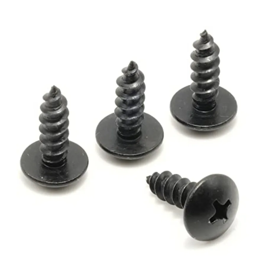License Plate Screws Compatible with Honda Part 93913-15420 5x16mm - Stainless Steel - Black Oxide - (Pack of 4)
License Plate Screws Compatible with Honda Part 93913-15420 5x16mm - Stainless Steel - Black Oxide - (Pack of 4)
