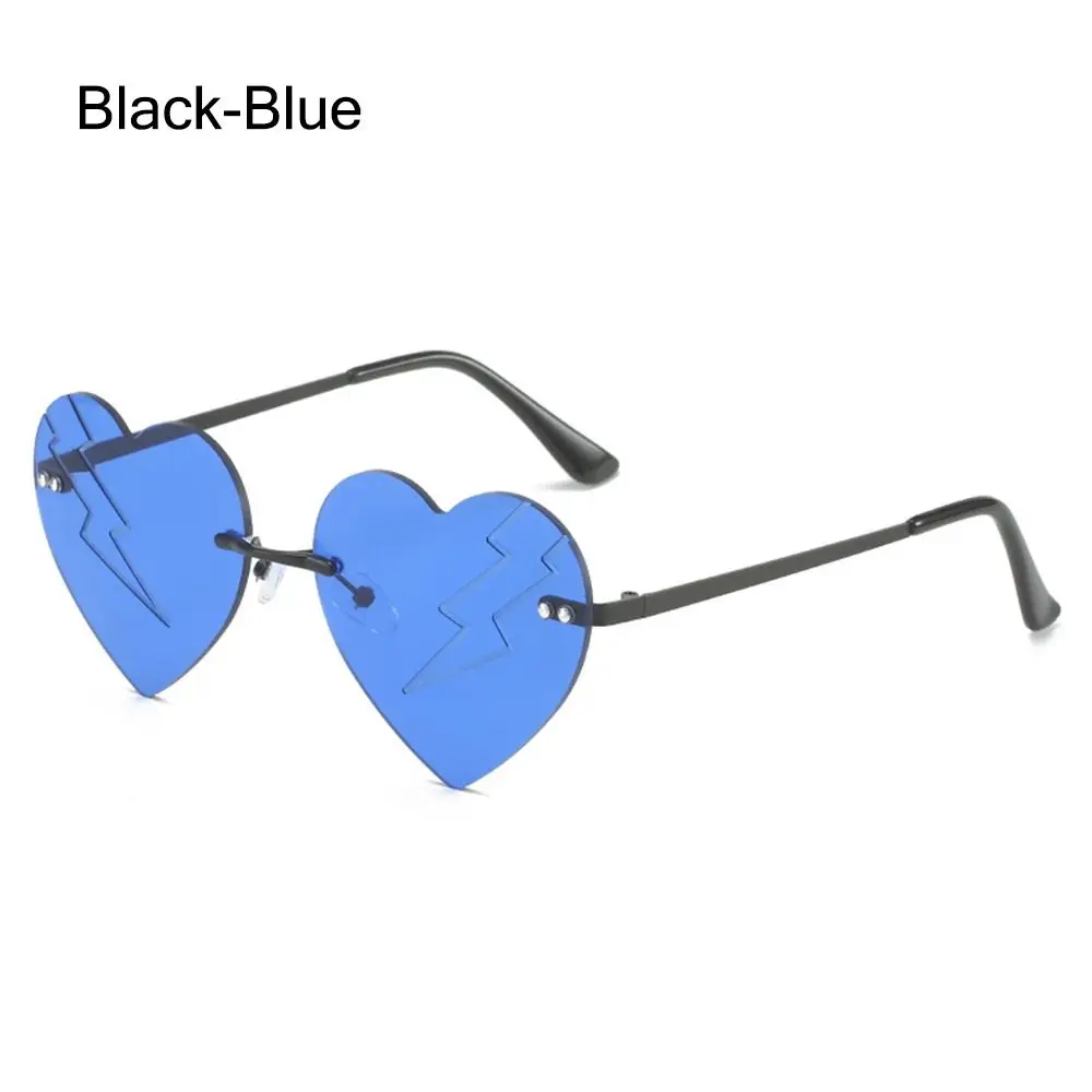 Trendy Cut-Edge Halloween Glasses Frameless Metal Gradient Heart Shades UV Protection Ocean Lens Cosplay Eyewear for Women & Men
Trendy Cut-Edge Halloween Glasses Frameless Metal Gradient Heart Shades UV Protection Ocean Lens Cosplay Eyewear for Women & Men