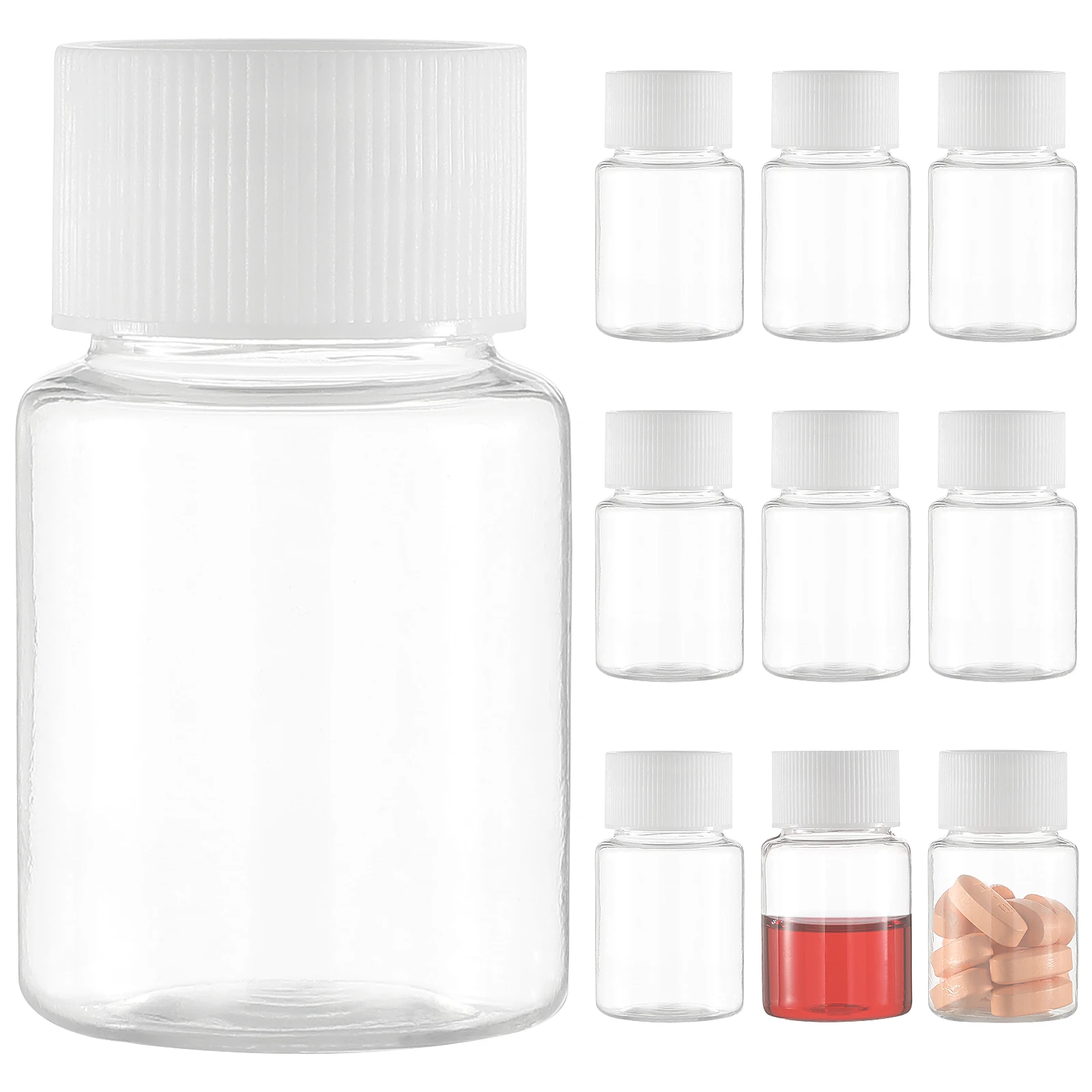 10 Pcs Travel Bottles Clear PET Toiletries Containers Mini Shampoo Dispenser Pet Bottles Reusable Liquid Storage
10 Pcs Travel Bottles Clear PET Toiletries Containers Mini Shampoo Dispenser Pet Bottles Reusable Liquid Storage