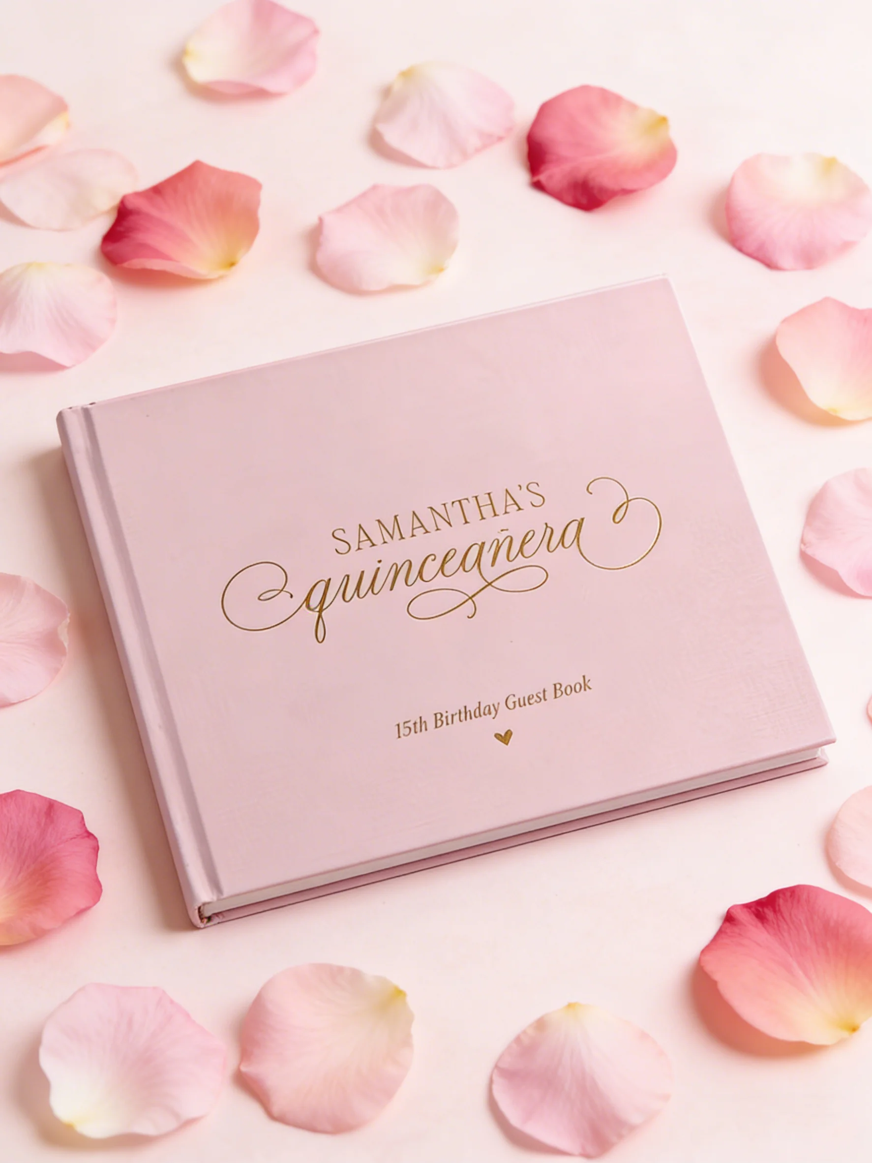 Элегантная гостевая книга для Quinceañera с фольгированным оформлением, идеальная книга для записи гостей на вечеринку в честь 15-летия, идеи подарков для Quinceanera.
Элегантная гостевая книга для Quinceañera с фольгированным оформлением, идеальная книга для записи гостей на вечеринку в честь 15-летия, идеи подарков для Quinceanera.
