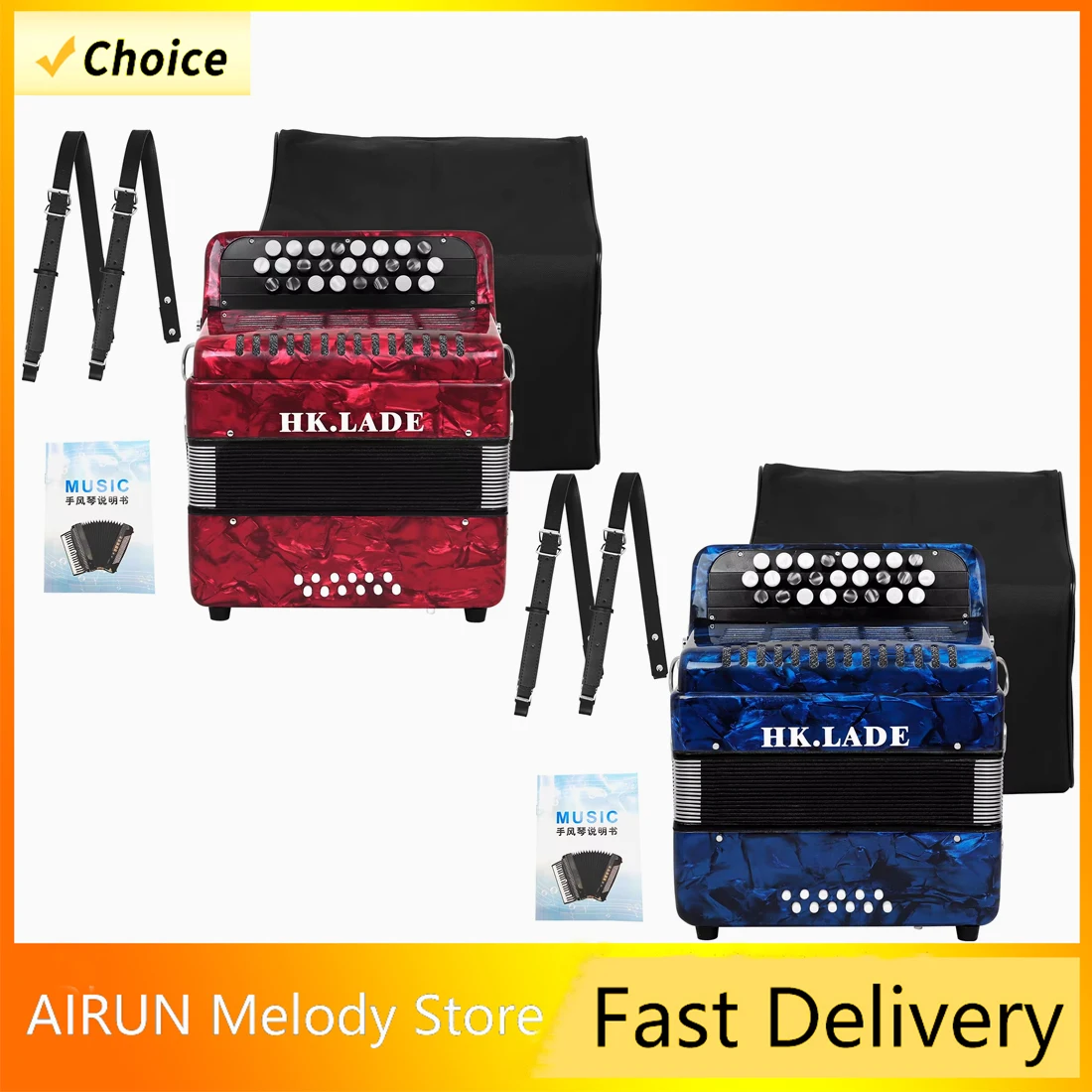 HK · LADE Бас-клавиатура Профессиональные звуковые эффекты Портативный аккордеон Bayan Подходит для начинающих и выступлений группы
HK · LADE Бас-клавиатура Профессиональные звуковые эффекты Портативный аккордеон Bayan Подходит для начинающих и выступлений группы