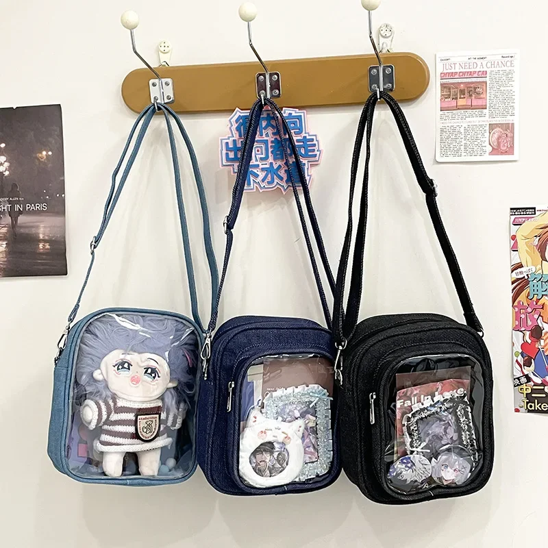 Transparent Ita Bags for Woman Denim Bolsos De Mujer Crossbady Mini Shopper Bag Small Square Sac Femme Daily Using Bolso
Transparent Ita Bags for Woman Denim Bolsos De Mujer Crossbady Mini Shopper Bag Small Square Sac Femme Daily Using Bolso