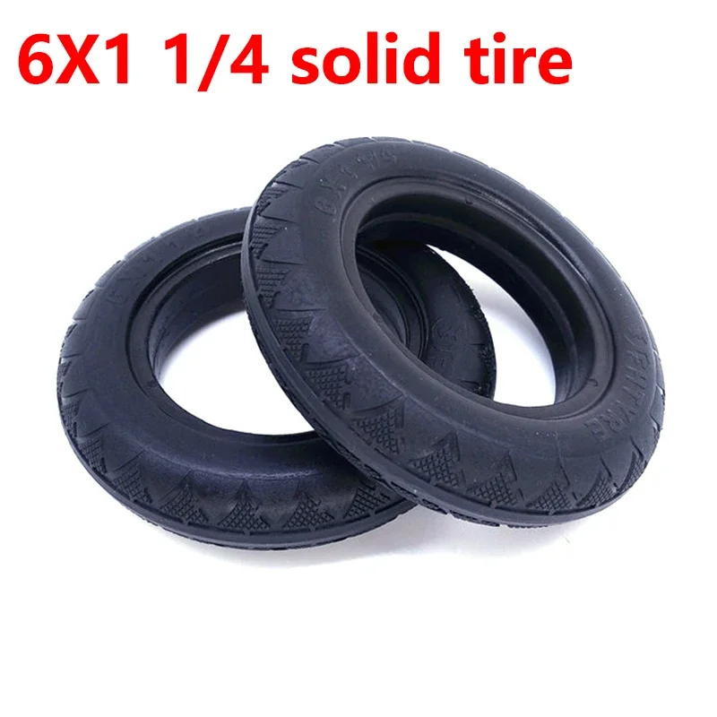 6 Inch 6X1 1/4 Solid Tire For Folding Bicycle Electric Scooter Mini Electric Car Durable Rubber Ebike E Scooter Accessories Part
6 Inch 6X1 1/4 Solid Tire For Folding Bicycle Electric Scooter Mini Electric Car Durable Rubber Ebike E Scooter Accessories Part