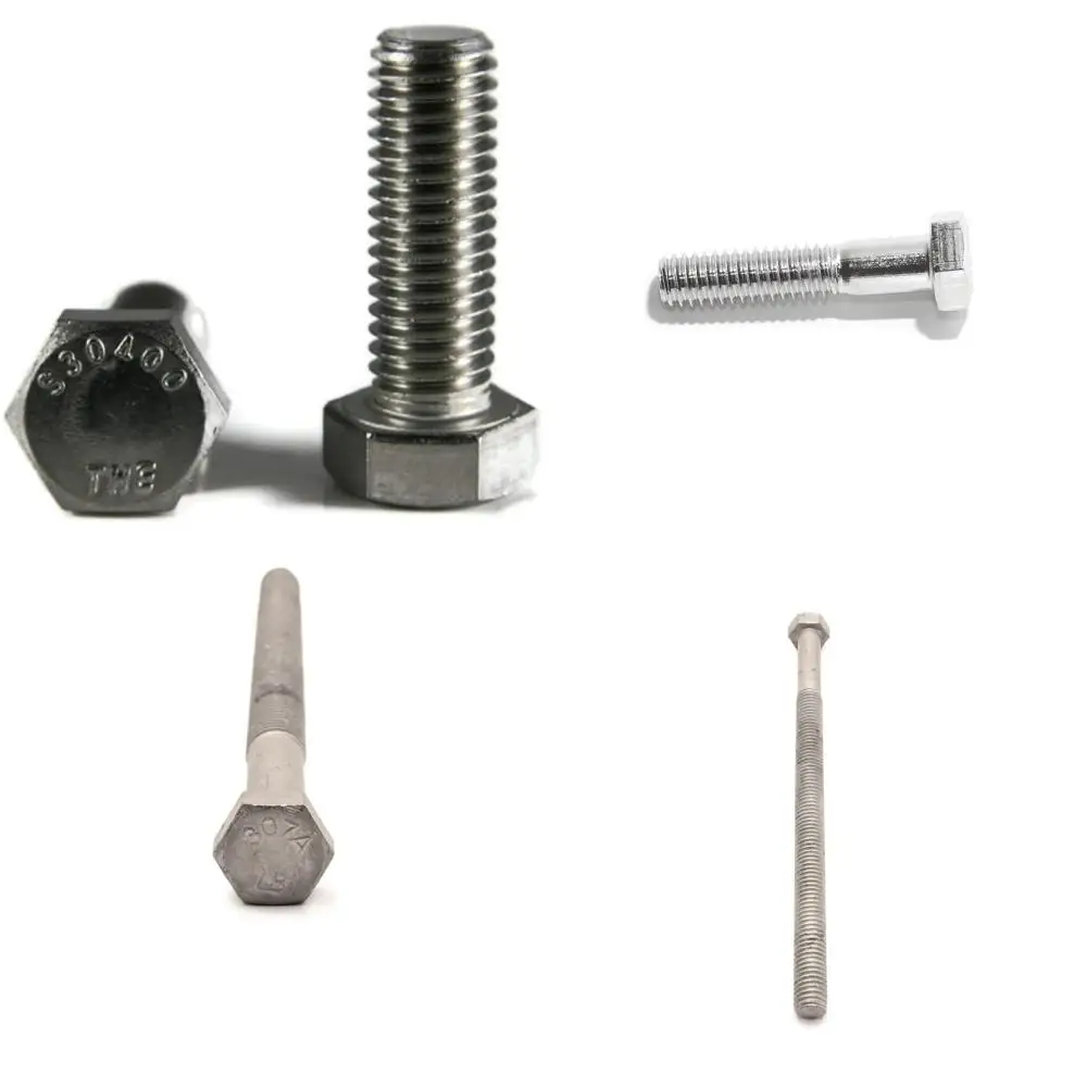 Stainless Steel 3/8-16 x 4 Hex Head Cap Screws Fully Threaded Coarse Thread 18-8 Grade 50 Pack
Stainless Steel 3/8-16 x 4 Hex Head Cap Screws Fully Threaded Coarse Thread 18-8 Grade 50 Pack